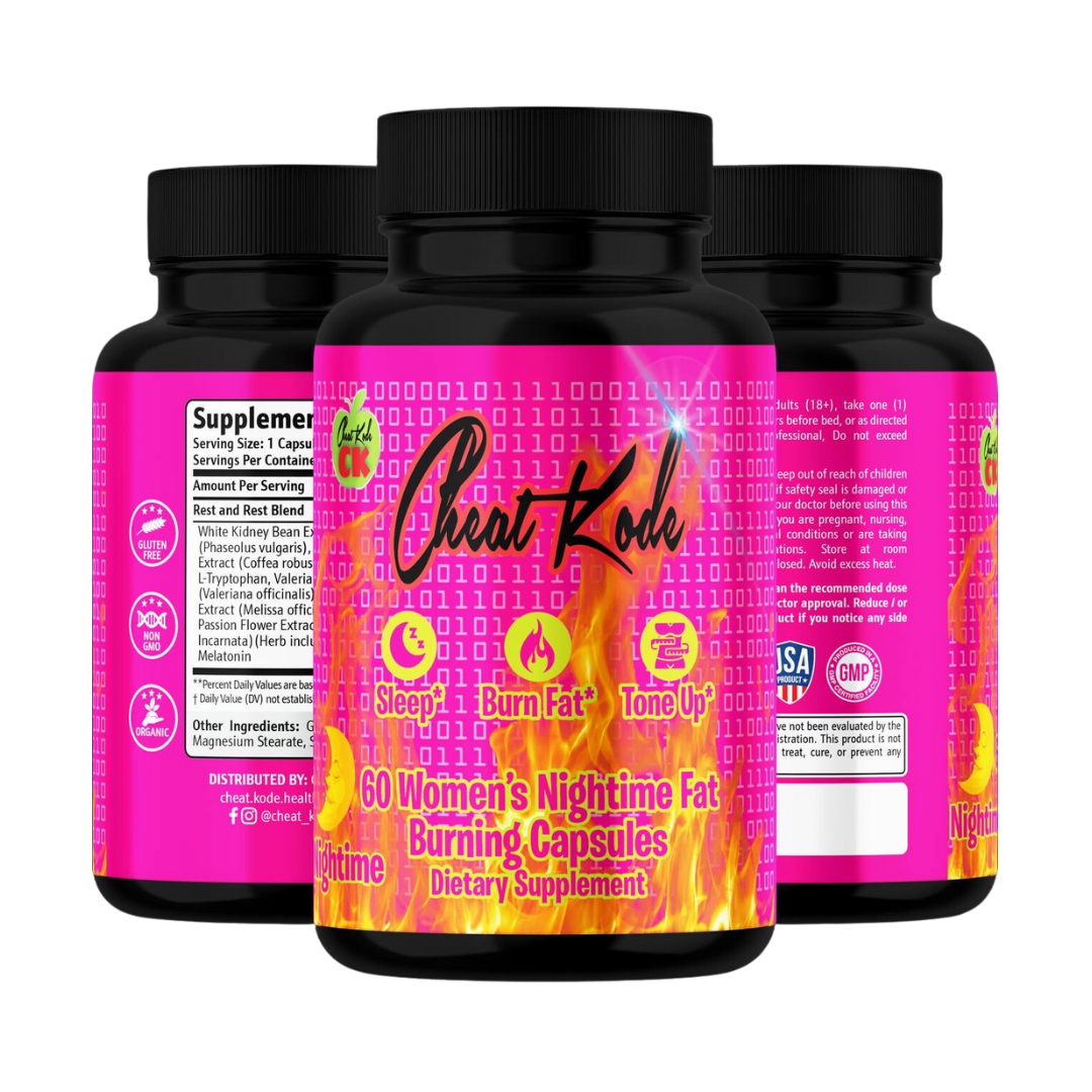 Cheat Kode Health Night Time Women's Fat Burning Capsules